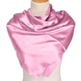 thumbnail image 5 of Fewfanhot Women Satin Square Head Scarf Pre Tied Bandana Silky Hair Wrap Turban Head Cover, 5 of 7