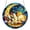 Acrylic Puzzle Suncatcher Style #4, variant on 7.48" Color Catcher Acrylic Puzzle Window Hanging Stained Glass Window Hanging, Cute Dog Sleeping On Moon Sun Catcher for Window Door Home Decor, Dog Suncatcher Christmas Mother's Day Birthday Gifts