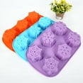 thumbnail image 4 of Cake Mold Silicone Reusable 6 Cavities Soap Mold Snowflake Mold for Christmas, 4 of 9