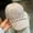 light gray, variant on Bow Tie Black Baseball Cap, Versatile For Women In Summer, Wide Brim, Big Head, Round Face, Small Duckbill Cap, Big Face Hat, Trendy