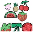 thumbnail image 2 of Yageerya 10pcs Adhesive Garment Patches Cloth Fruit Design Clothing Repair Iron-On Patches for Clothes, 2 of 3