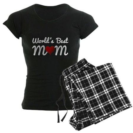 

CafePress - World s Best Mom - Women s Dark Pajamas