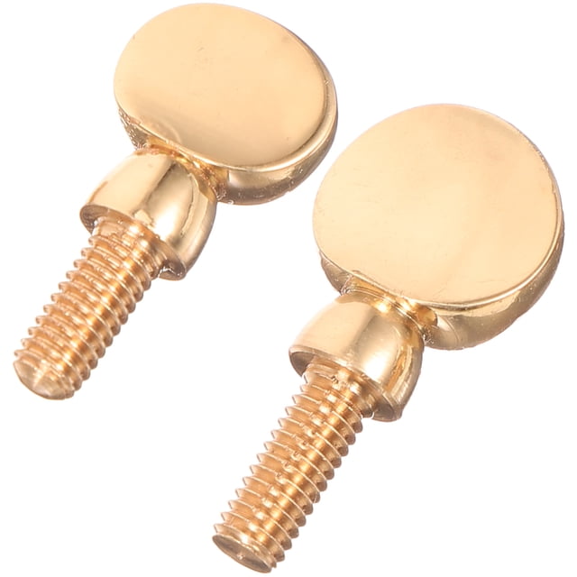 OUNONA 2Ud Tornillos Para Saxofón De Cuello En Metal Dorado Fácil Instalación Y Durabilidad