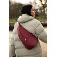 thumbnail image 5 of AmeriBag 17" Microfiber Crossbody Sling Healthy Back Bag (Cabernet), 5 of 8