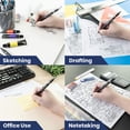 thumbnail image 2 of czcpp-Mechanical Pencil Set, .5 mm, .7mm, .9 mm Mechanical Pencil with 3 Spare Erasers, Refillable Lead Pencil Holder for Drafting, Sketching, and Drawing, 2 of 4