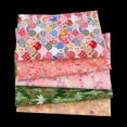 thumbnail image 3 of 5 Piezas Oro Estampado Patchworks Estilo Japonés Coser Tela Parches Tipo 1 Sunnimix Tela de algodón de estilo japonés, 3 of 8