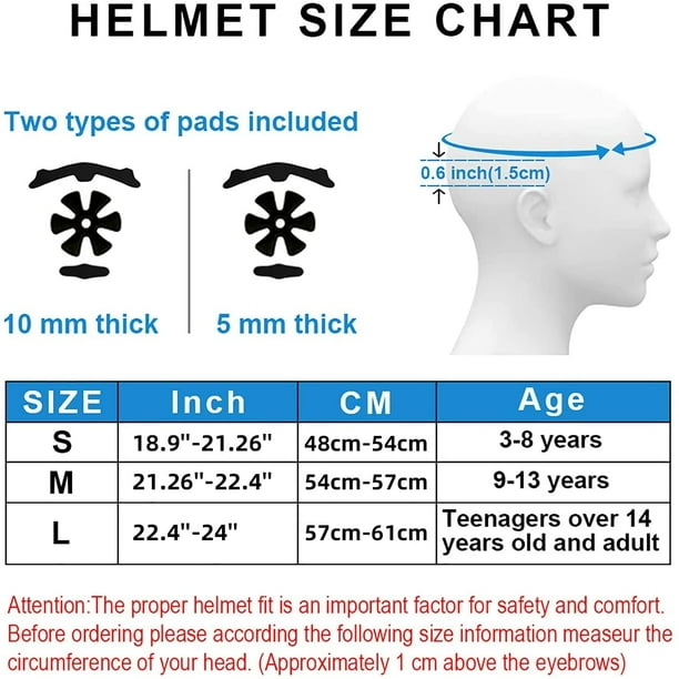 9 year old helmet size hotsell