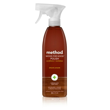 Method Wood For Good Polish, Wood Cleaner, Almond, 12 Ounce