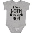 thumbnail image 3 of Inktastic Future Goth Like My Mom with Skulls Boys or Girls Baby Bodysuit, 3 of 5
