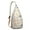 Beige, variant on Coffee & Cute Peach Sling Backpack – Retro Fruit & BBQ Sausage Print Crossbody Daypack for Women & Teens – Minimalist Pastel Style Bag for Hiking, Travel, School & Outdoor Foodies