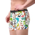 thumbnail image 2 of Uemuo Animals Pattern Men's Boxer Briefs,Trunk Anti-Chafing,Comfortable, Durable, and Stylish Underwear-X-Large, 2 of 9