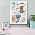 thumbnail image 4 of Epic Graffiti 'Coffee Chart I v2' by Courtney Prahl, Giclee Canvas Wall Art, 12"x16", 4 of 8