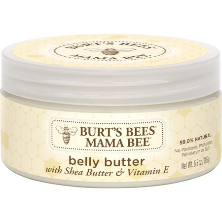 Burt's Bees Mama Bee -Belly Butter, Fragrance Free Lotion, 6.5 Ounce