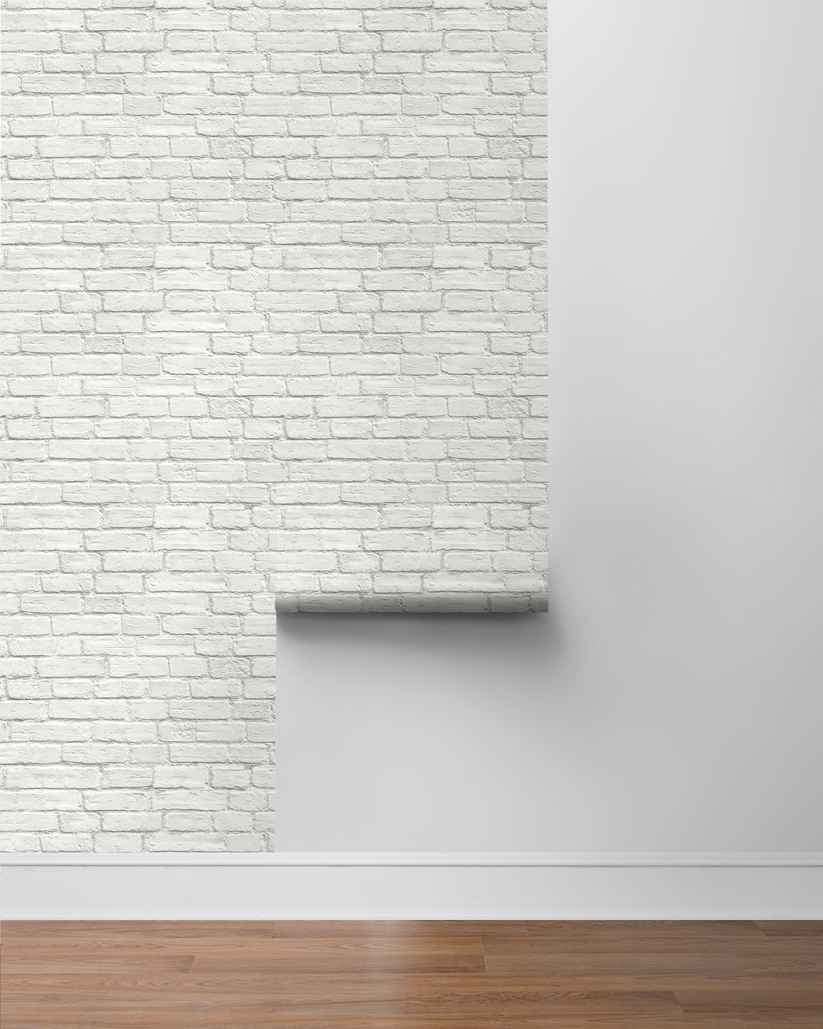 Seabrook Designs  Industrial Faux Brick Prepasted Wallpaper - 20.5 in. W x 33 ft. L