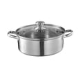 thumbnail image 2 of Olla de acero inoxidable, olla de cocina, tapas ergonómicas de vidrio para , olla caliente, utensilios de cocina, olla de inducción para cocina, , 28cm, 2 of 8