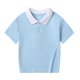 thumbnail image 1 of Odeerbi Camisas de Golf de Algodón de Niños y Niñas Uniforme Escolar Botón de Solapa Camisas de Tenis de Manga Corta, 1 of 7