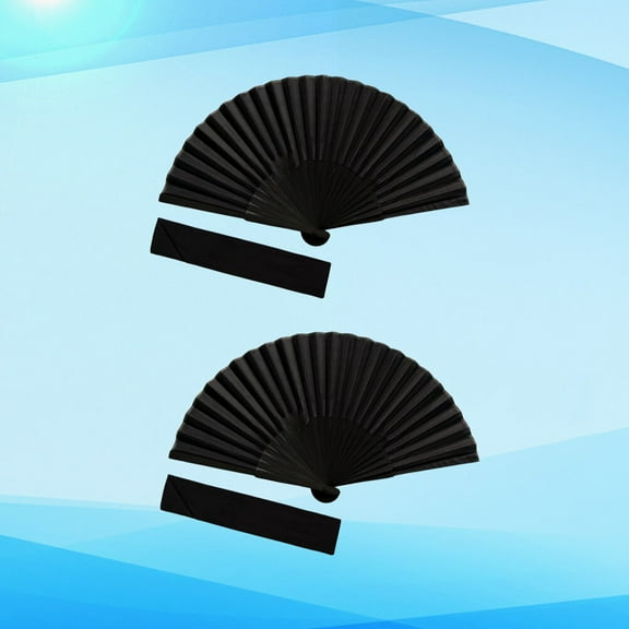 LEORX 4pcs Handheld Fans Foldable for Women Bamboo Chinese Style Fan Heat Dissipation Summer Use
