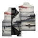 thumbnail image 4 of Chaleco sin mangas de otoño e invierno para hombre, nuevo, con estampado japonés Ukiyoe, ropa para exteriores, para caminar por la calle, resistente al viento, cálido, chaleco superior, 4 of 5