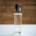 thumbnail image 2 of Modern Stemless Champagne Flute With Silver Ombre Fade, 2 of 2