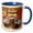 Blue/White, variant on 3drose, Washington, Methow Valley, Classic Truck - Us48 Rti0138 - Rob Tilley, 11oz Two-tone Green Mug