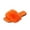 Orange, variant on Women Winter Slide Sandals Open Toe Fluffy House Slippers with Thick Sole for Indoor Outdoor