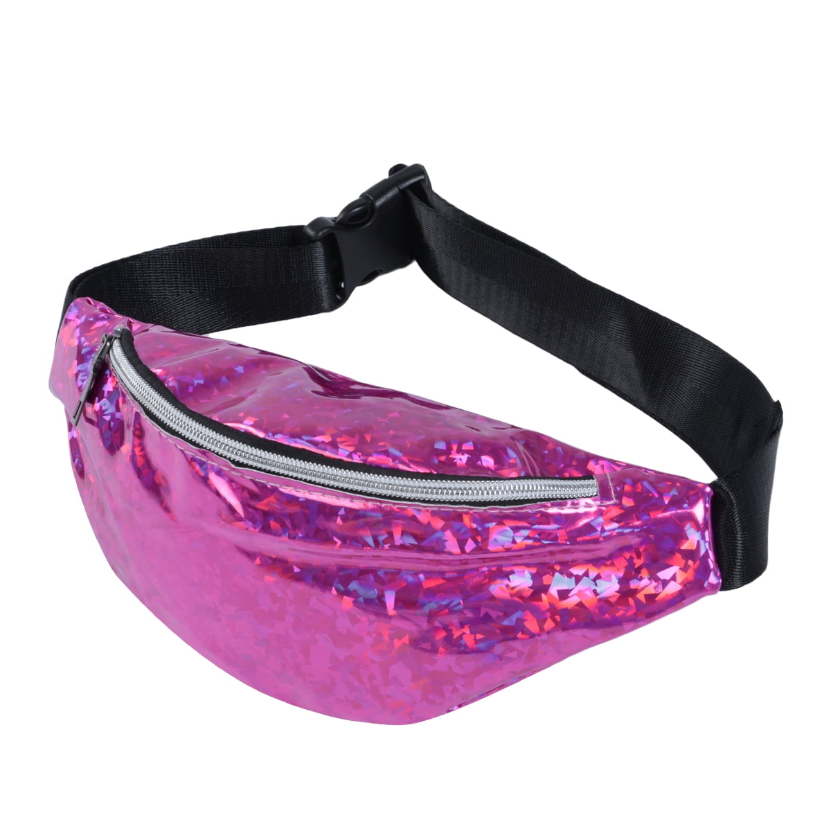 pink sequin fanny pack
