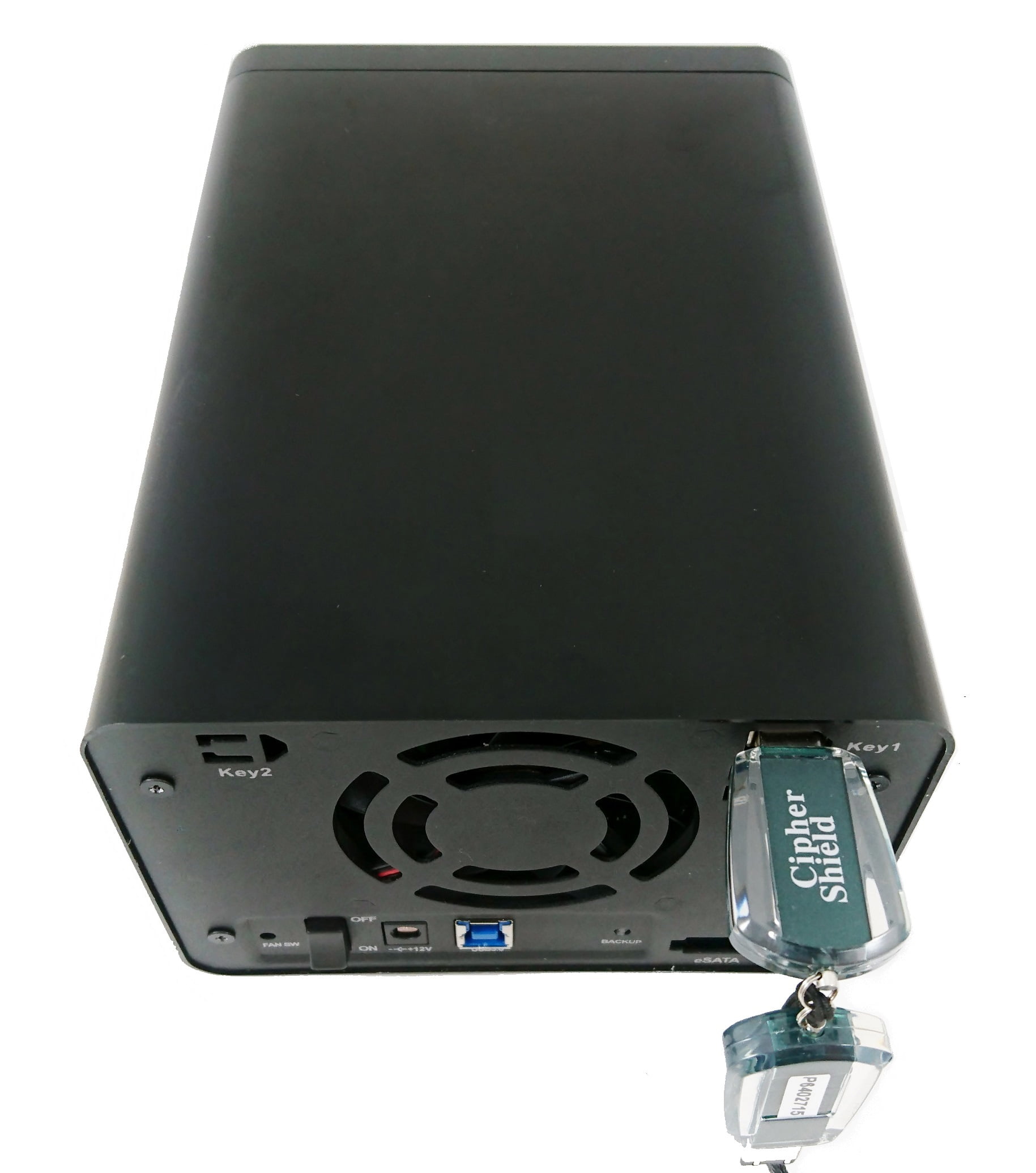 Buslink 24TB Ciphershield FIPS 140-2 256bits AES 2-bays RAID USB 3.0 / eSATA hardware encrypted external hard drive