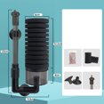 thumbnail image 1 of Fish Tank Filter Wall-mounted Reusable Biochemical Sponge Aquarium Filter With Filtration Box Biological Beads, 1 of 9