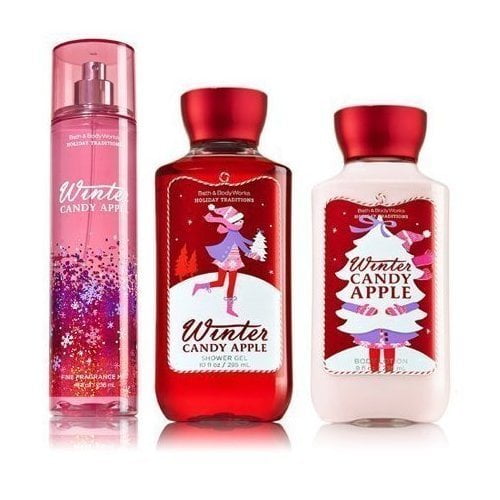 Set Bath & Body Works Winter Candy Apple con loción, 226 g