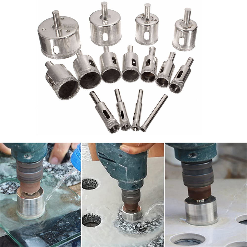 Diamond Drill Bit Hole Punch Saw Drill Bit Tool Diamond Glass Hole Saw