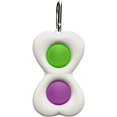 thumbnail image 1 of 2021 New Fidget Dimple Toy Keychain Pendent, Silicone Bubbles Flipping Board Toy, Stress Relief Simple Sensory Dimple Toy for Concentration Training, Hand Exercise Educational Toy for Kid Adult (#22), 1 of 6