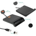 thumbnail image 5 of Lecteur de Carte CAC Militaire, Lecteur CAC, Lecteur de Carte Intelligent DOD Militaire USB Accès Commun CAC, Compatible avec Windows, Mac OS et Linux, Plug N Play, 5 of 5