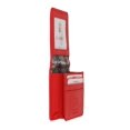 thumbnail image 3 of Tarjetero de piel Karla Hanson con bloqueo RFID rojo, 3 of 9