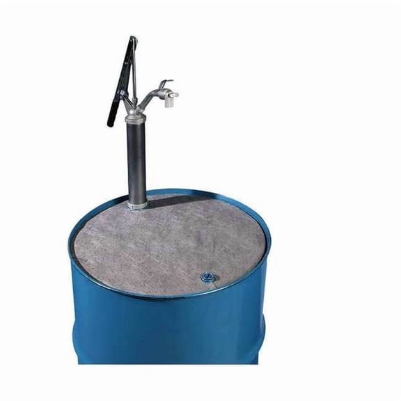 Pig Sorbent Pad, 3 gal, 22 in Dia., Universal, Gray, Polypropylene MAT244