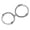 Gray, variant on 2Pcs Couple Magnetic Matching Touch Bracelet Rope Braided Bracelet Distance-Black