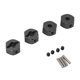 thumbnail image 1 of Adaptador de Cubo Hexagonal de Rueda RC de Aleacio de Aluminio, Fuerte, de Alta Precisión y Flexible, Para Coche RC 1/10 1/12 1/14, 1 of 7