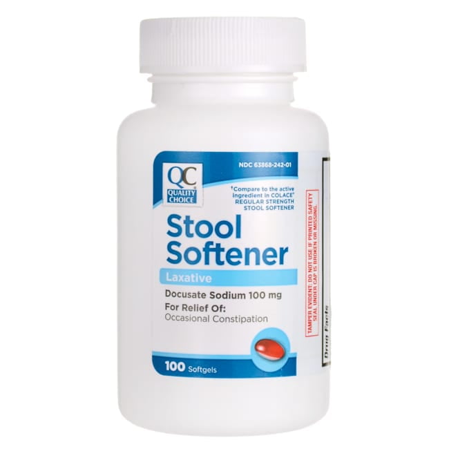 Quality Choice Stool Softener 100 Sgels