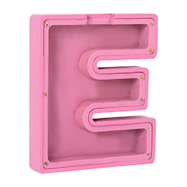 Fiudx Hucha de Madera Personalizada, Diseño de 26 Letras Del Alfabeto, Pegatinas de Nombre Diy, Juguete Educativo, Decoración para Dormitorio y Sala de Estar, Regalo de Cumpleaños Perfecto, Tamaño de