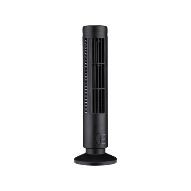 Ventilador eléctrico, miniaire acondicionado vertical portátil, refrigerador de circulación de aire para dormitorio, hogar, adecuado para oficina en casa (negro),