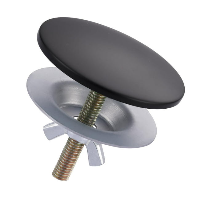 Tapa para fregadero de cocina ALEASHA, metal de latón negro mate