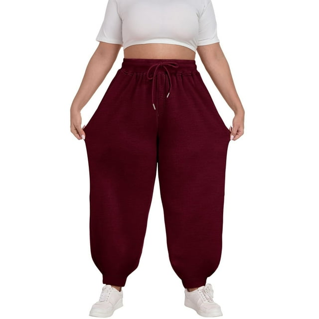 Womens Summer Tops Plus Size Pants for Women Daily Casual Pants