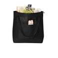 thumbnail image 2 of Port Authority Adult Female Plain Tote Cooler Bag Black/Black One Size Fits All, 2 of 3