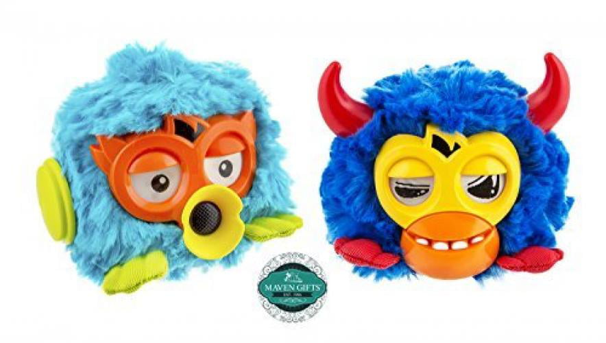 Maven Gifts: 1 Furby Party Rockers Creature (Light Blue) & 1 Furby Party  Rockers Creature (Dark Blue with Horns)
