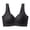 Black, variant on Seamless Jelly Soft Support T Shirt Bra for Full Coverage Sagging Comfort Wireless Unlined Pullover Bralette Black M