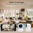 thumbnail image 4 of Geeni Scope Ultra 2K Indoor Camera, 1440p Video Resolution 360° Auto-Follow, Dual Band 2.4GHz and 5GHz Wi-Fi, 4 of 11