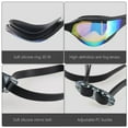 thumbnail image 4 of Ohmyroo Adult Anti-Fog Anti-Glare Swim Goggles Small Frame Clear Vision for Swimming Competition Training Durable Waterproof, 4 of 6