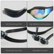 thumbnail image 4 of Adult Swim Goggles | Clear Lens Competition Training Goggles | Anti-Fog Scratch-Resistant | Electroplated UV Protection | Black White | Sealed Fit | 18x3.5x2cm | 1 Pack, 4 of 6