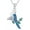 April, variant on Parrot Necklace for Women 925 Sterling Silver Cute Cockatiel Bird with Heart Cut Birthstone Pendant Necklace