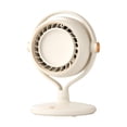thumbnail image 4 of Ventilador de escritorio silencioso con ajuste de 3 velocidades, circulador de aire, ventilador de escritorio multiusos escritorio blanco, 4 of 9