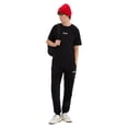 thumbnail image 5 of ellesse Camiseta para hombre - OLLIO 2, manga corta, cuello redondo, logotipo, algodón, liso Negro XL (X-Large), 5 of 5
